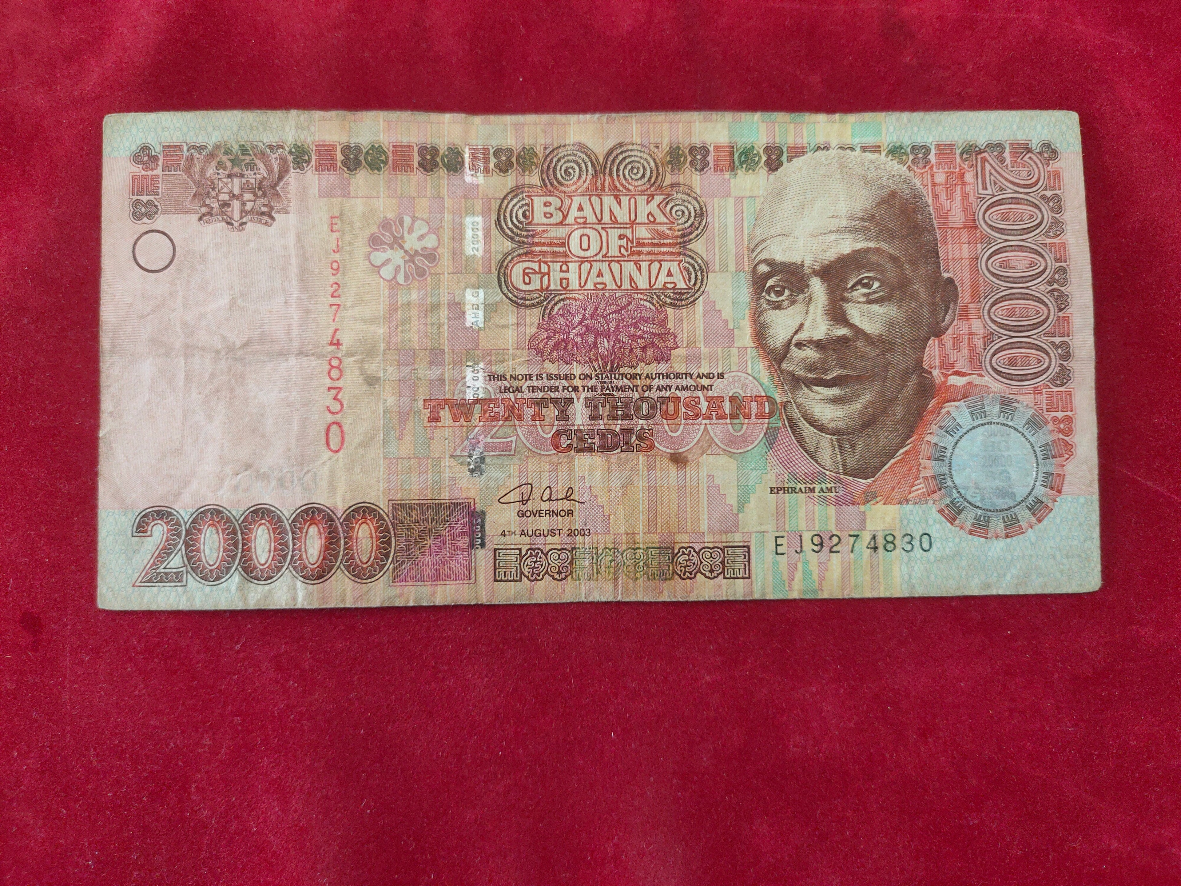 BANK OF CHINA 20000 CEDIS (C864)