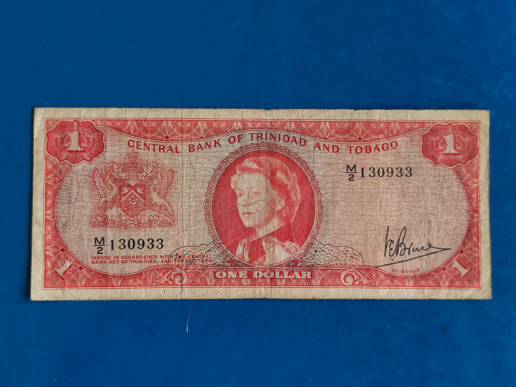 CENTRAL BANK OF TRINIDAD AND TOBAGO 1 DOLLAR