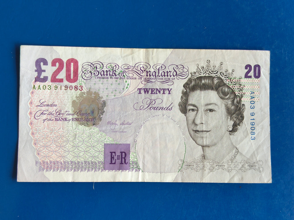 UK BANK OF ENGLAND 20 POUND