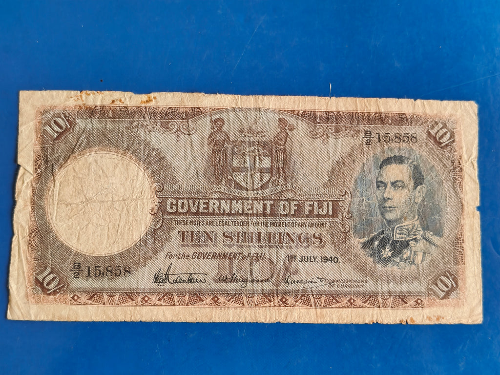 GOVERNMENT OF FIJI 10 SHILLINGS