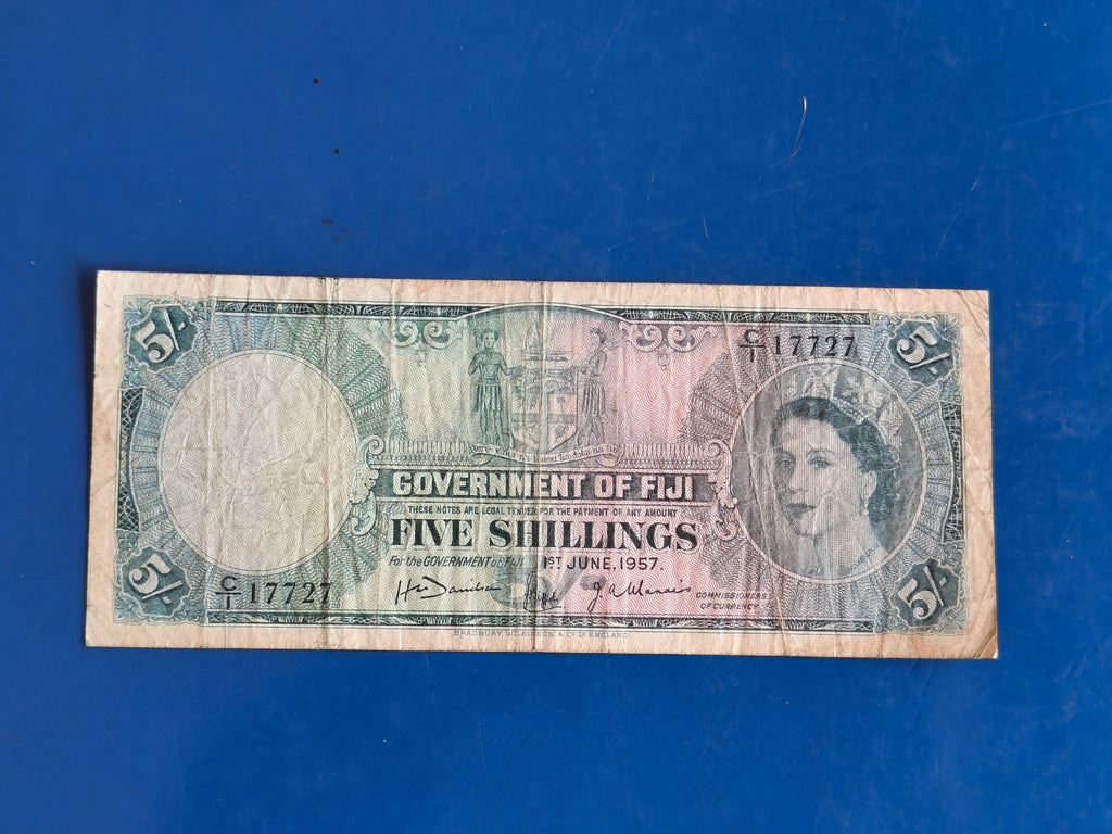 GOVERNMENT OF FIJI 5 SHILLINGS