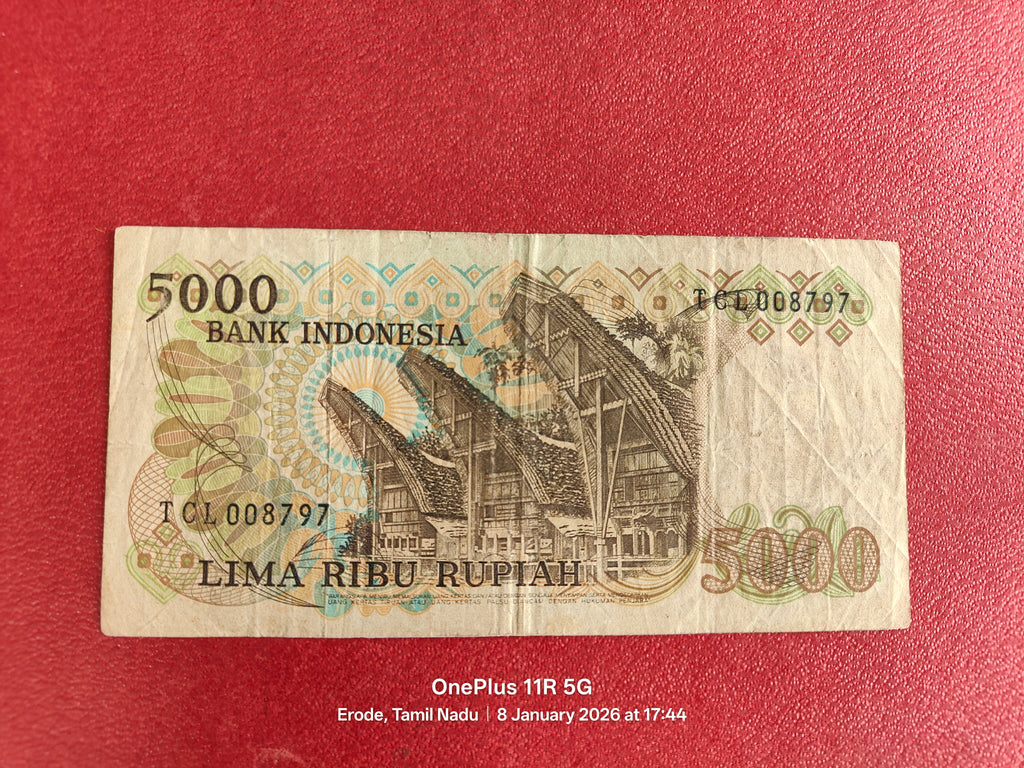 BANK INDONESIA 5000 RUPAIAH ( D-11 )