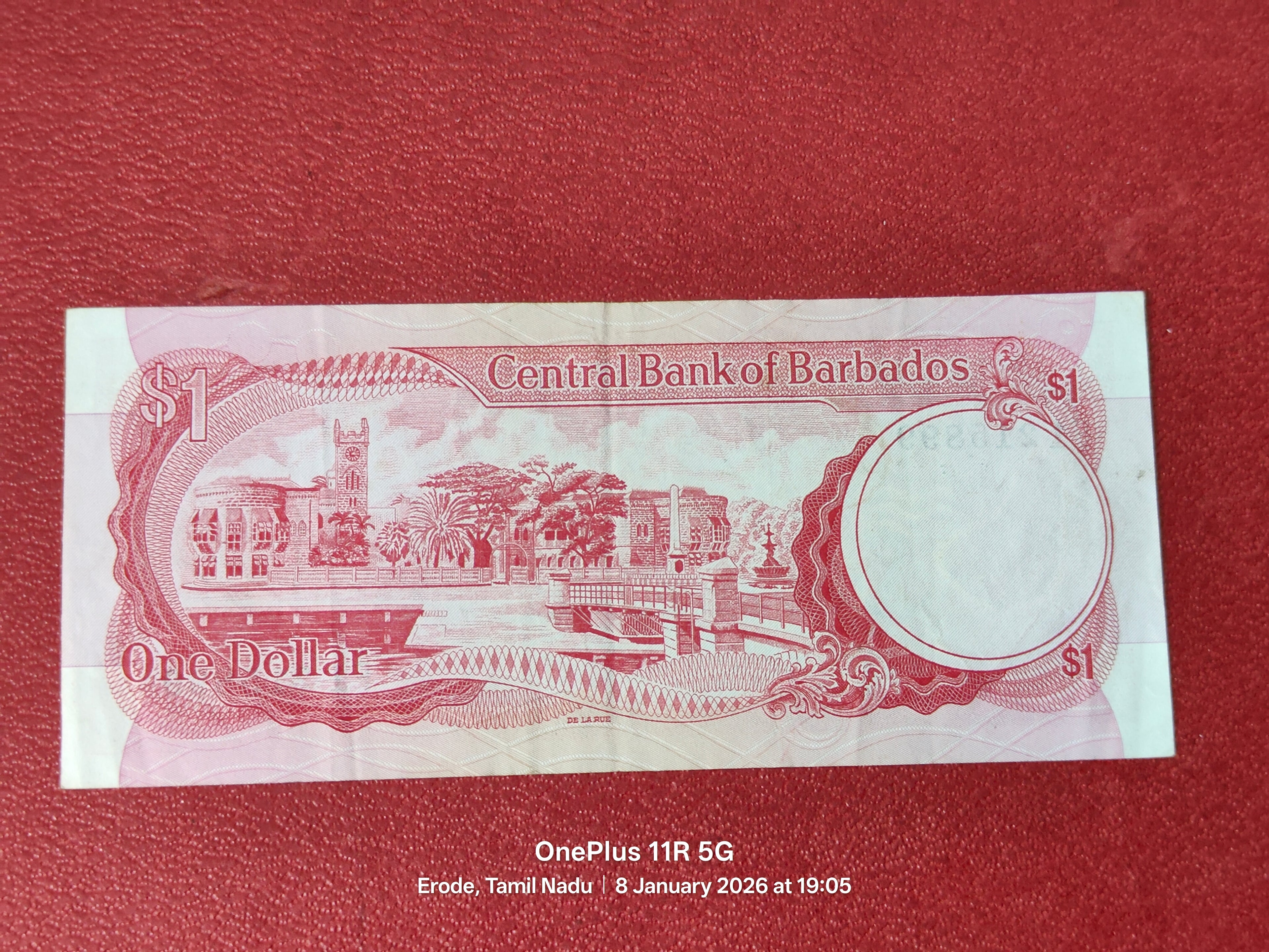 CENTRAL BANK OF BARBADOS 1 DOLLAR ( D91 )