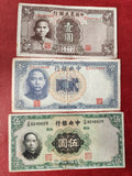 THE CENTRAL BANK OF CHINA 1,2&5 YUAN ( D85 )
