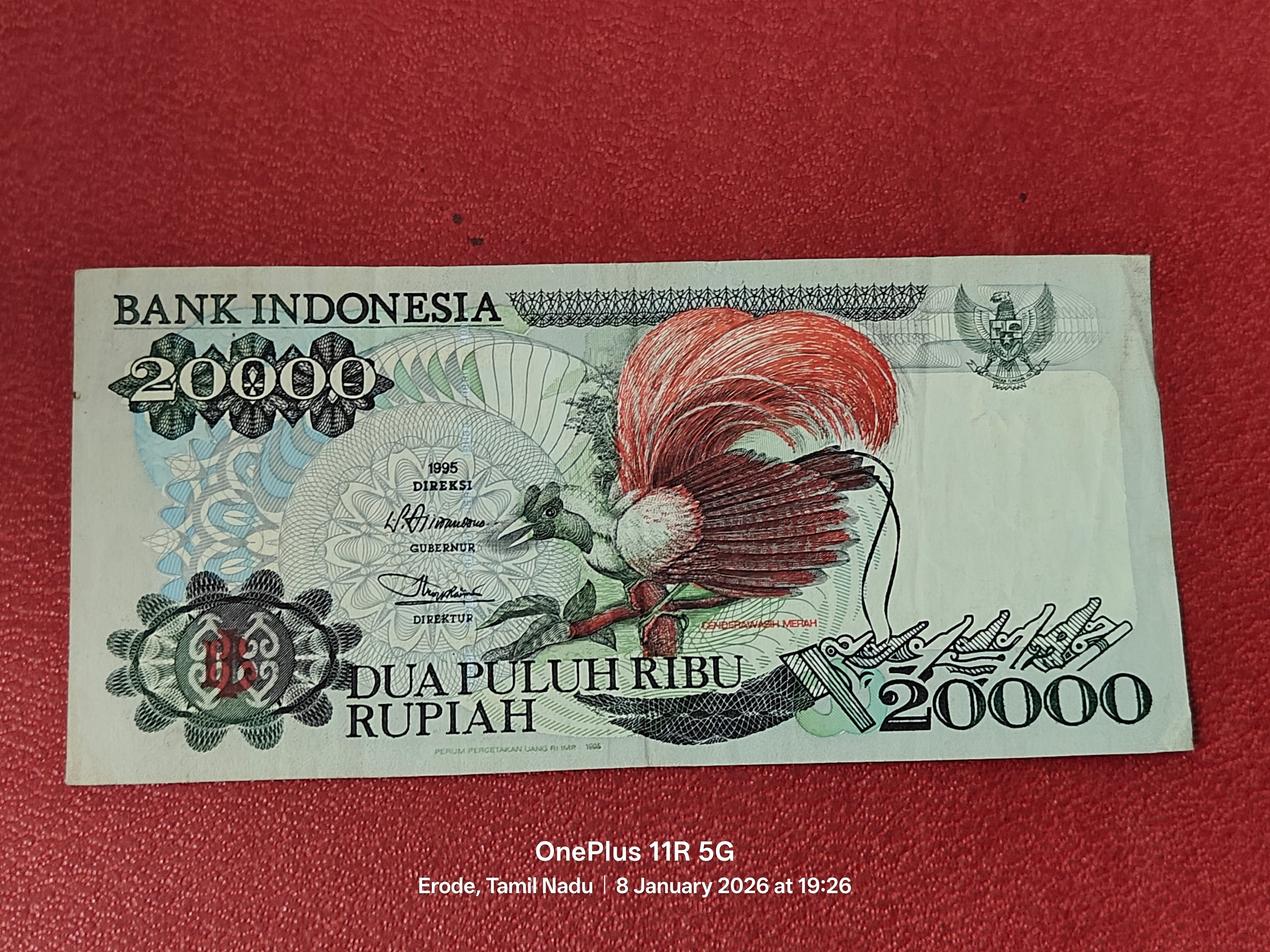 BANK INDONESIA 20000 RUPIAH ( D47 )
