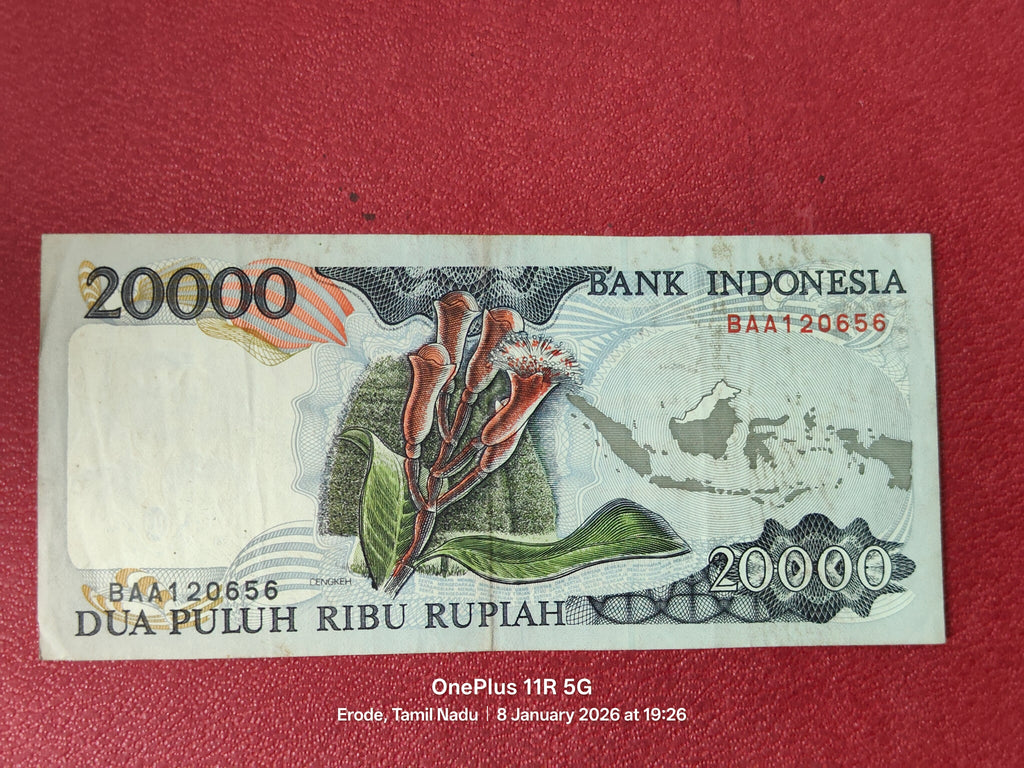 BANK INDONESIA 20000 RUPIAH ( D47 )
