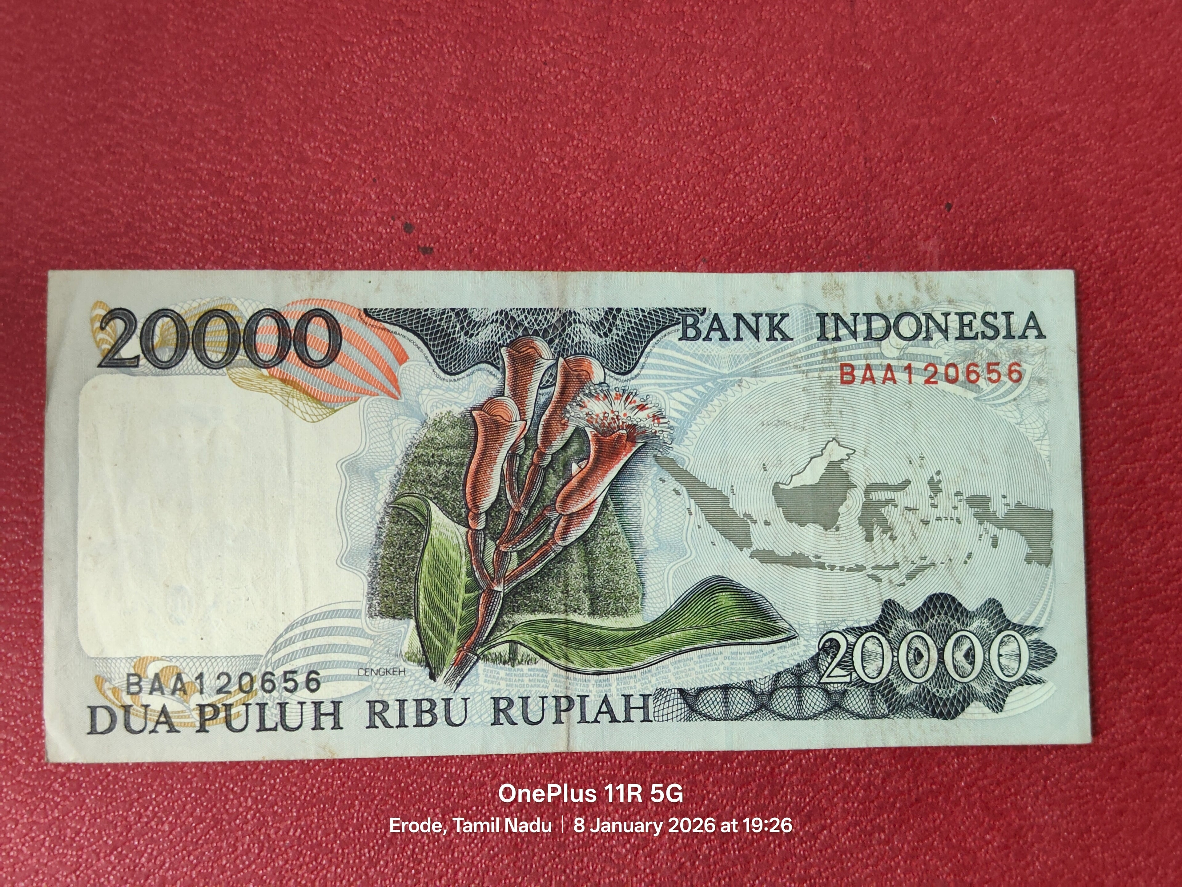 BANK INDONESIA 20000 RUPIAH ( D47 )