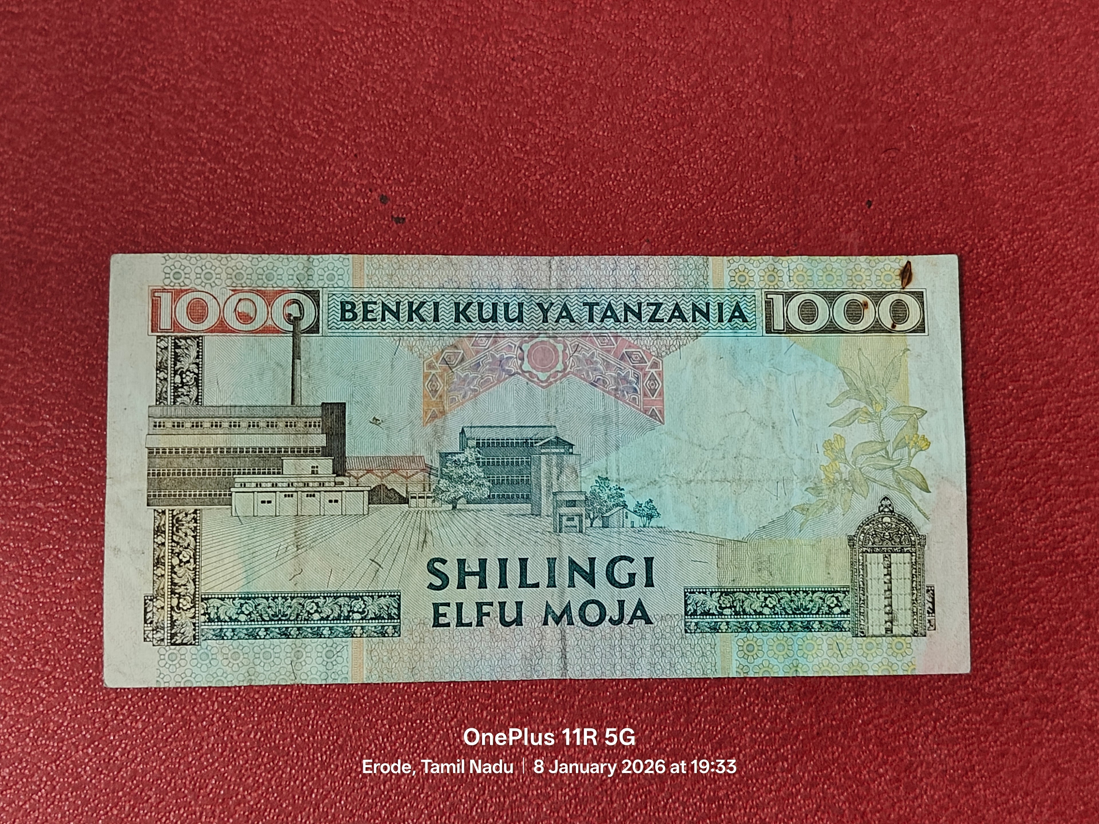 BANK OF TANZANIA 1000 SHILINGI ( D110 )