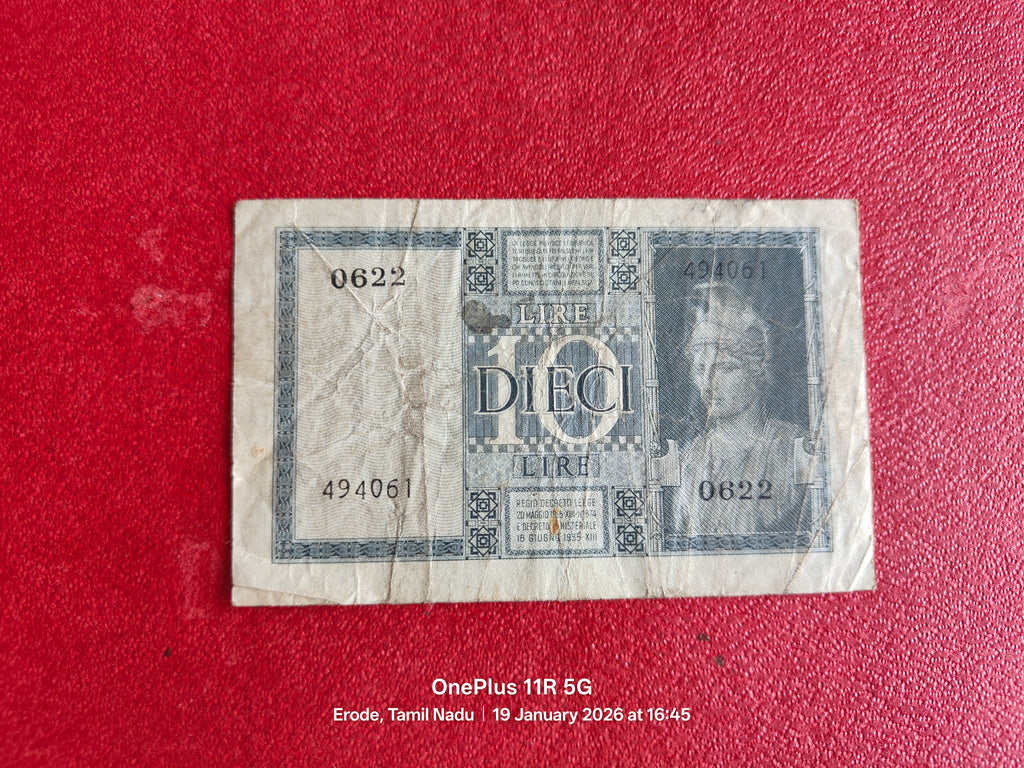 ITALY 10 LIRE ( D138 )