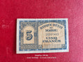 STATE BANK OF MOROCCO 5 FRANCS ( D352 )