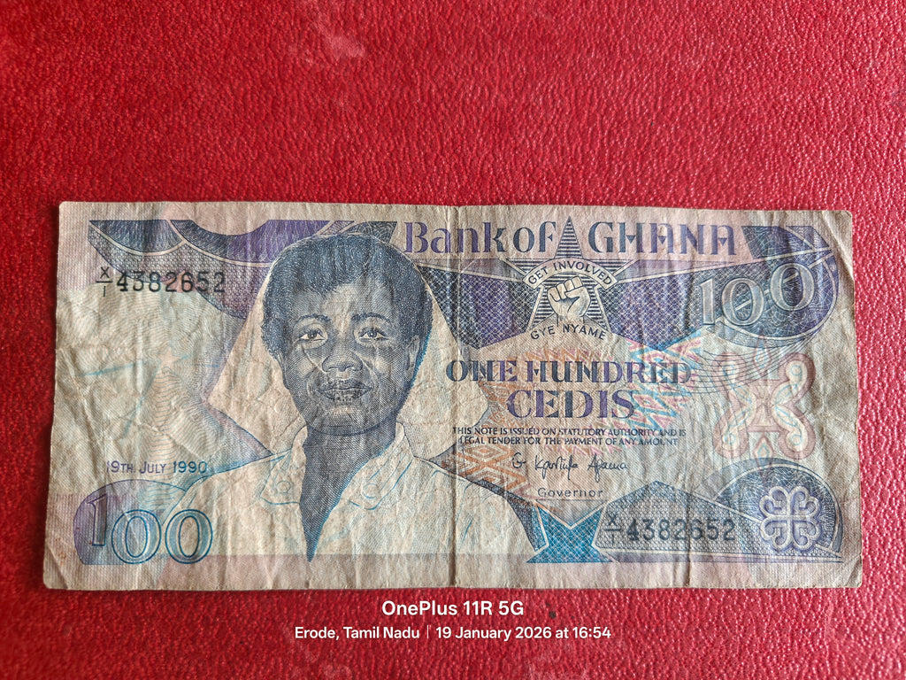 BANK OF GHANA 100 CEDI ( D 39 )