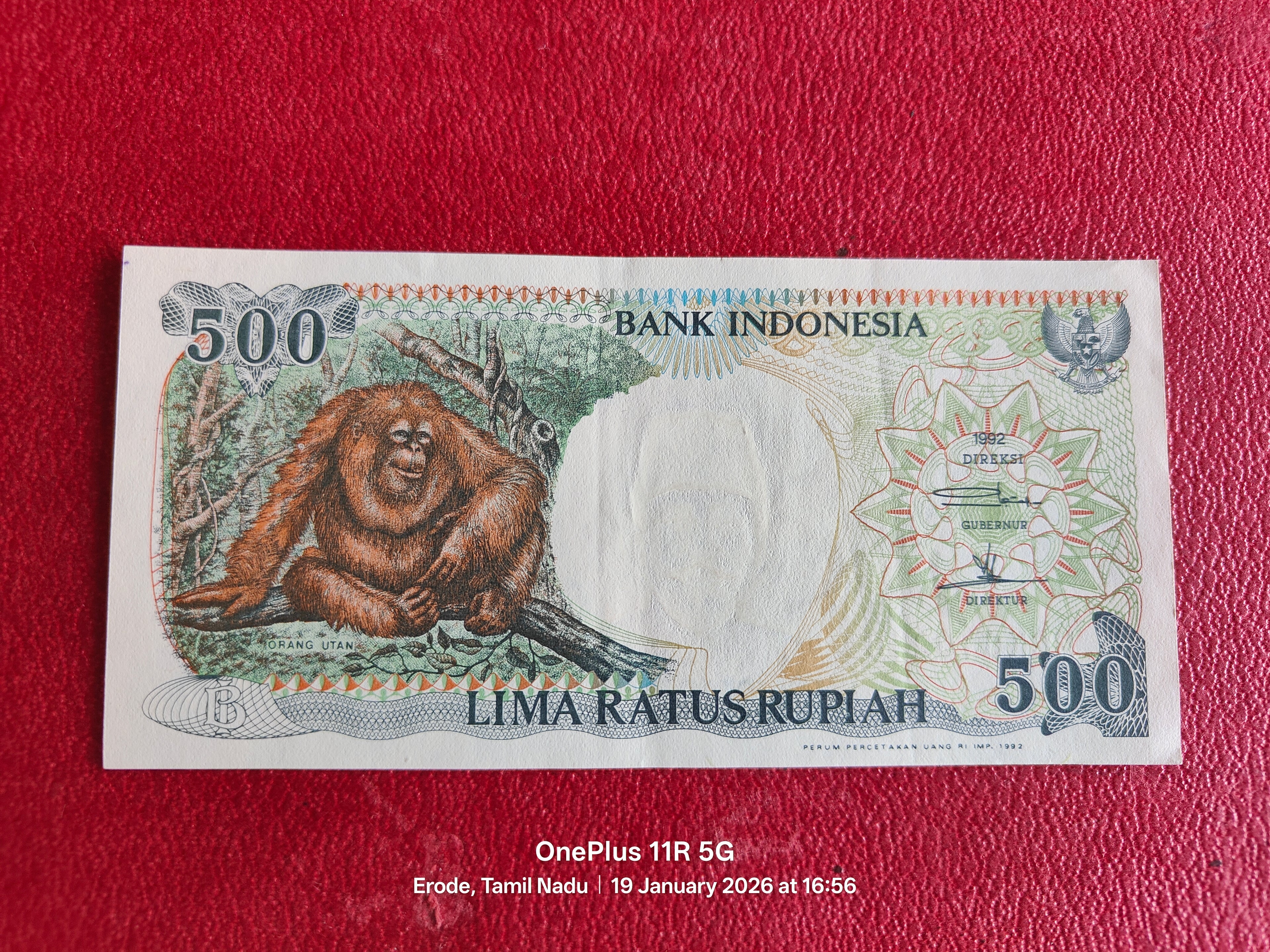 BANK INDONESIA 500 RUPIAH ( D572 )