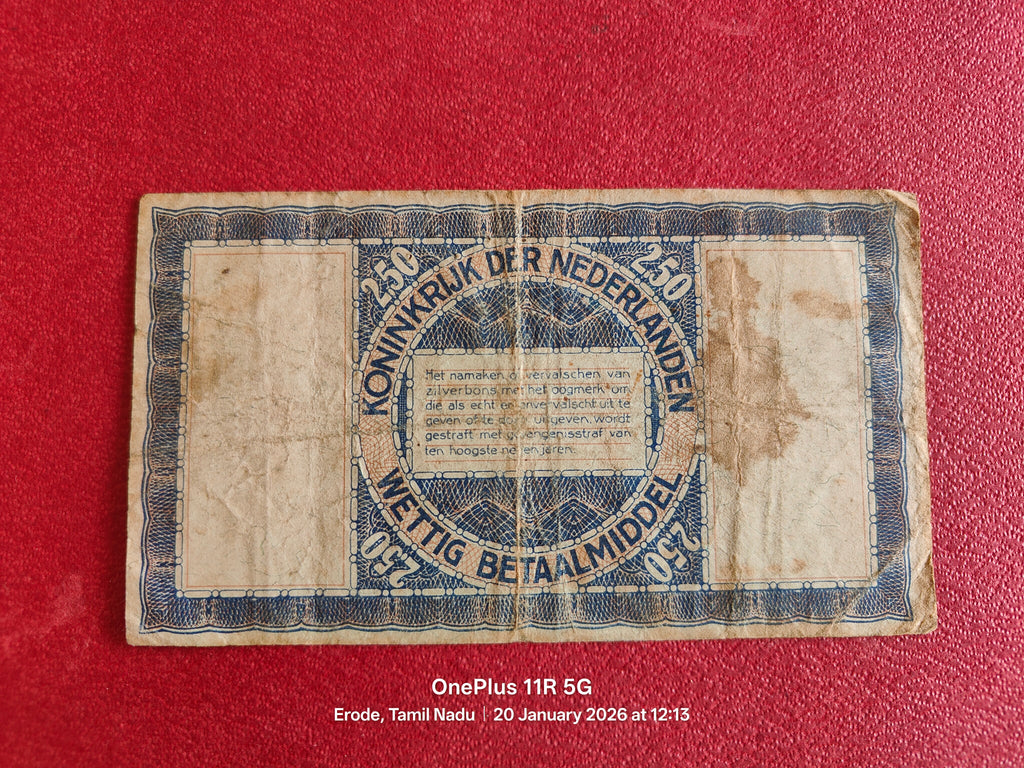 THE NEDERLAND BANK 2½ GULDEN SILVER VOUCHER ( D695 )
