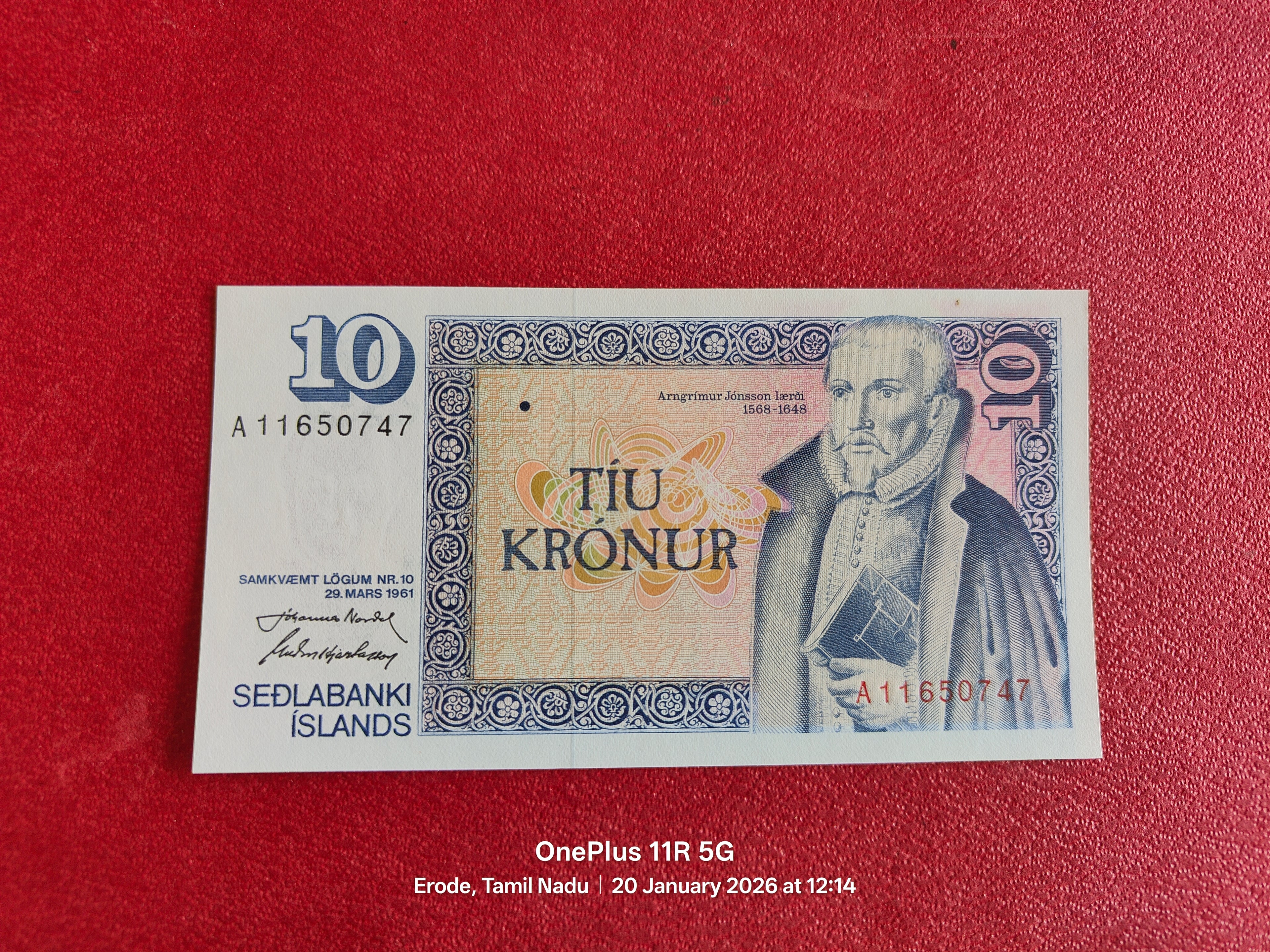 CENTRAL BANK OF ICELAND 10 KRONUR ( C620 )