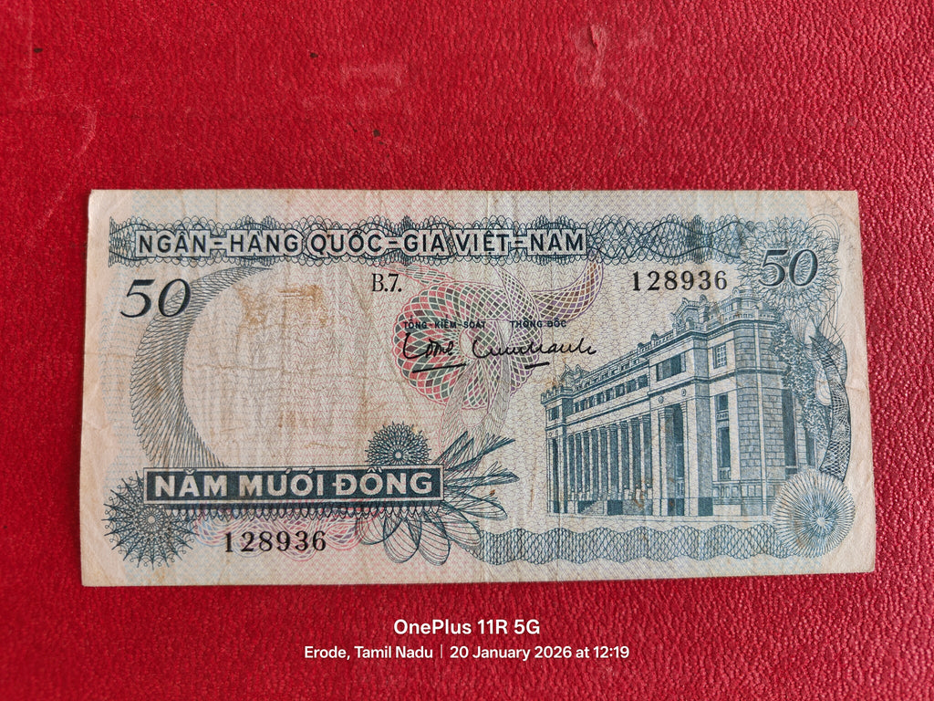 SOUTH VIETNAM 50 DONG ( D168 )