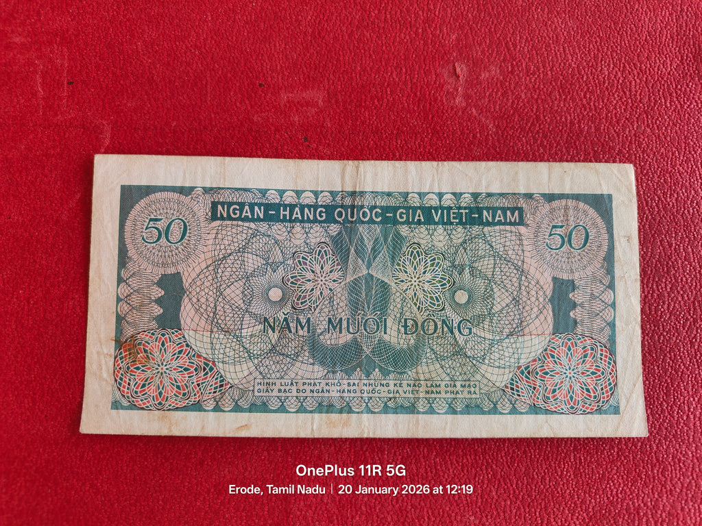 SOUTH VIETNAM 50 DONG ( D168 )