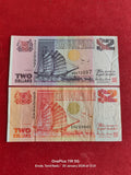 SINGAPORE 2 DOLLAR 2 DIFFERENT ( D189 )