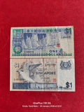 SINGAPORE 1 DOLLAR 2 DIFFERENT ( D289 )