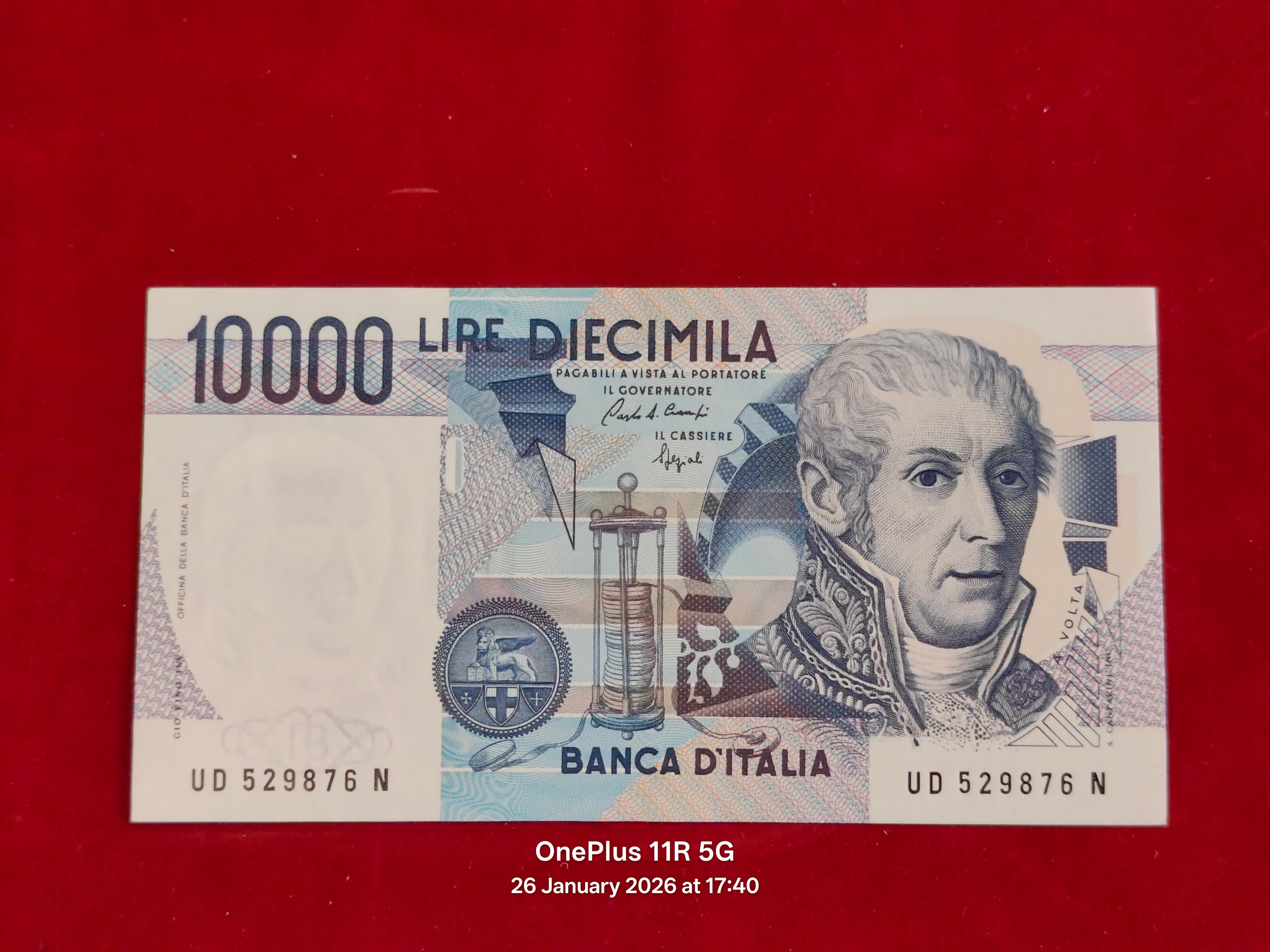 BANK OF ITALY 10000 LIRE ( D338 )