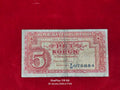 REPUBLIC OF CZECHOSLOVAKIA 5 KORUN ( D330 )