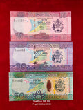 SOLOMON ISLANDS 10,20,50 DOLLARS (202)