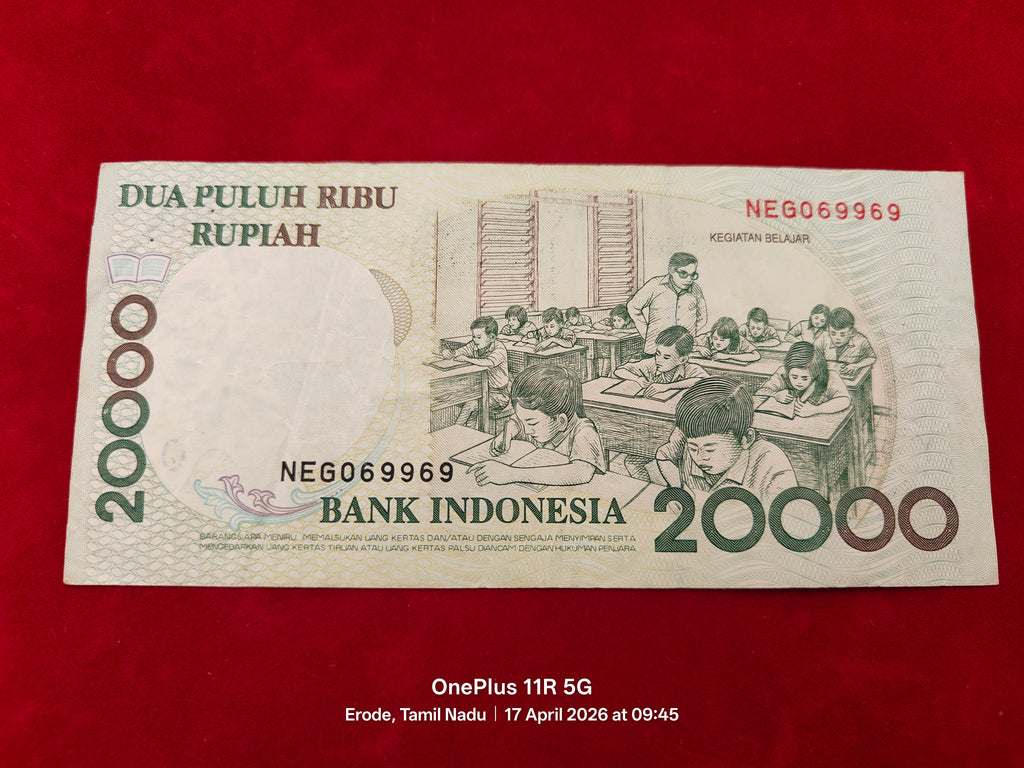 BANK INDONESIA 20000 RUPIAH (D 46)