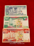 SINGAPORE 1,5,10 DOLLARS (C 894)