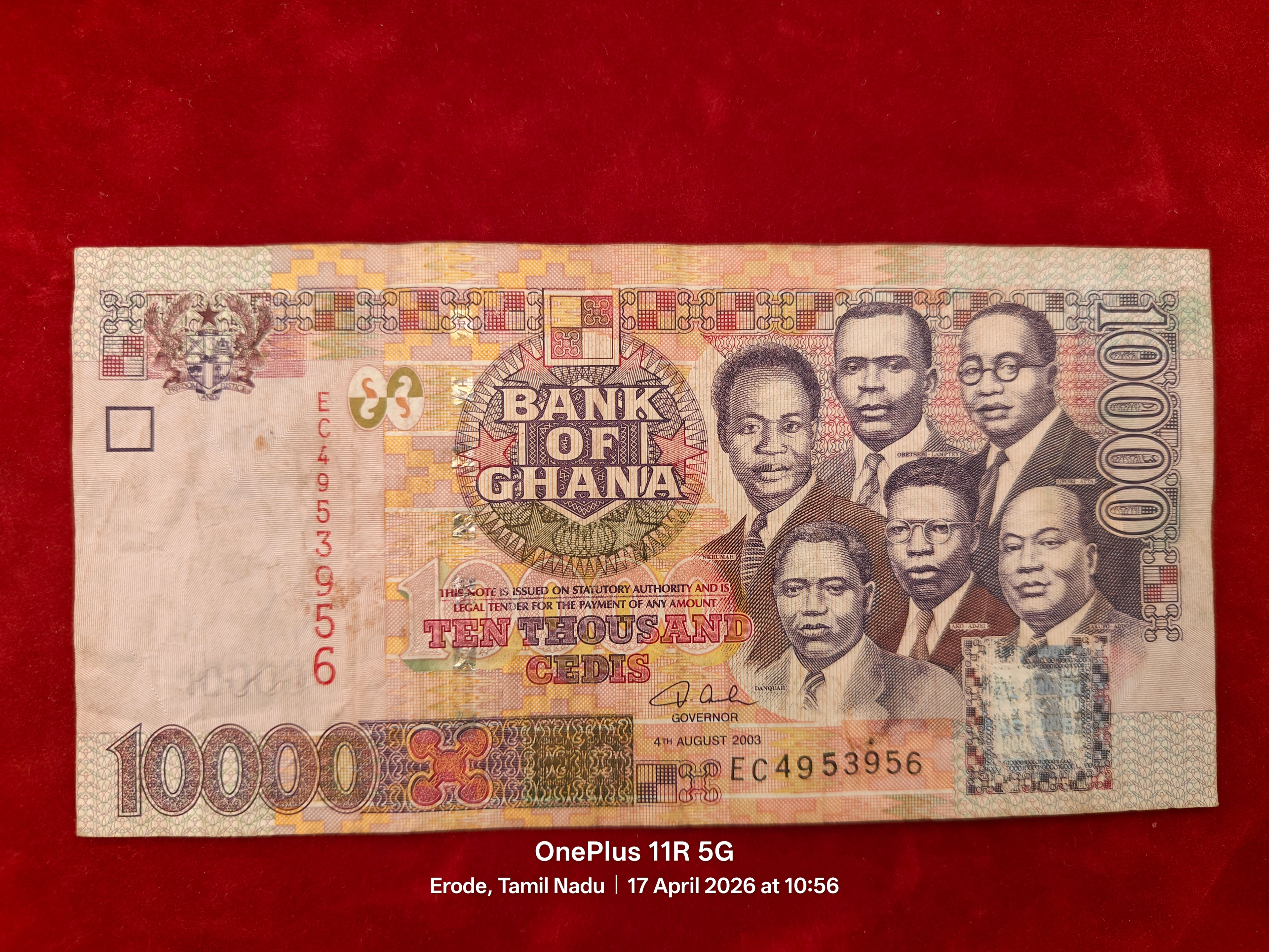 BANK OF GCHANA 10000 CEDIS (C985)