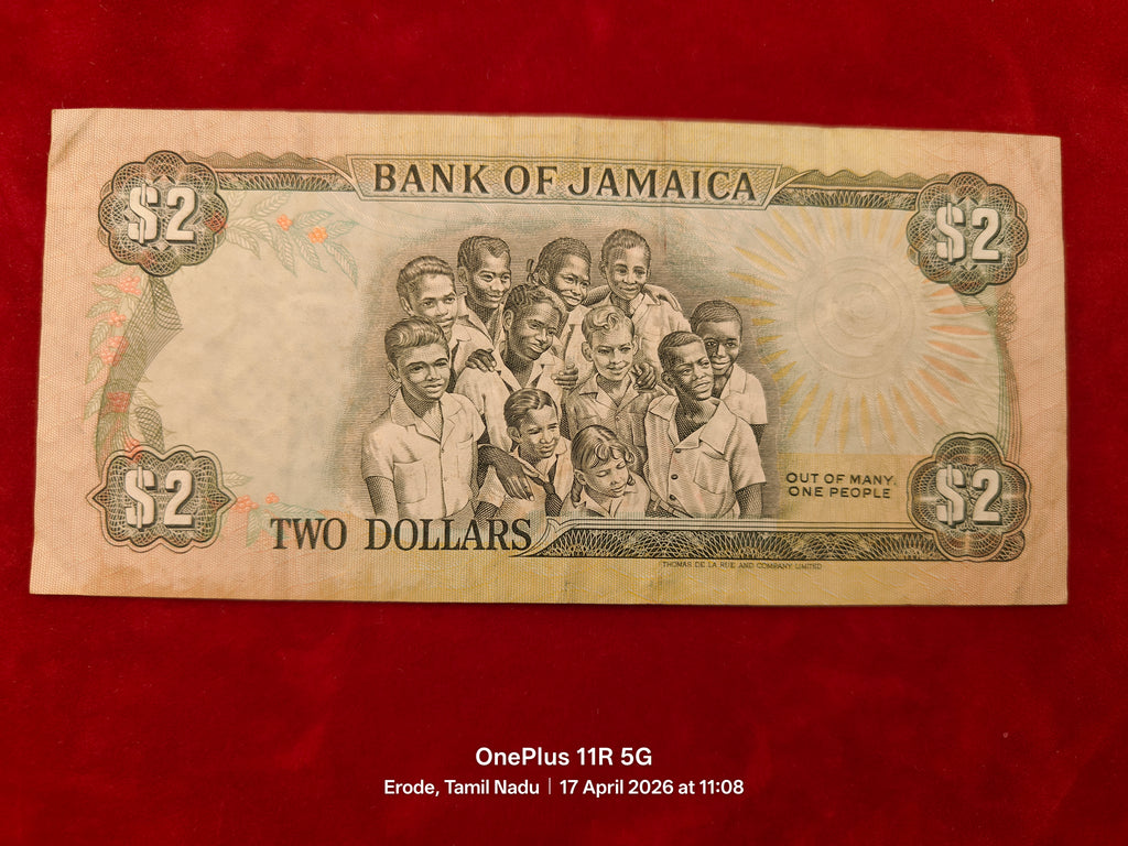 BANK OF JAMAICA 2 DOLLAR (C502)