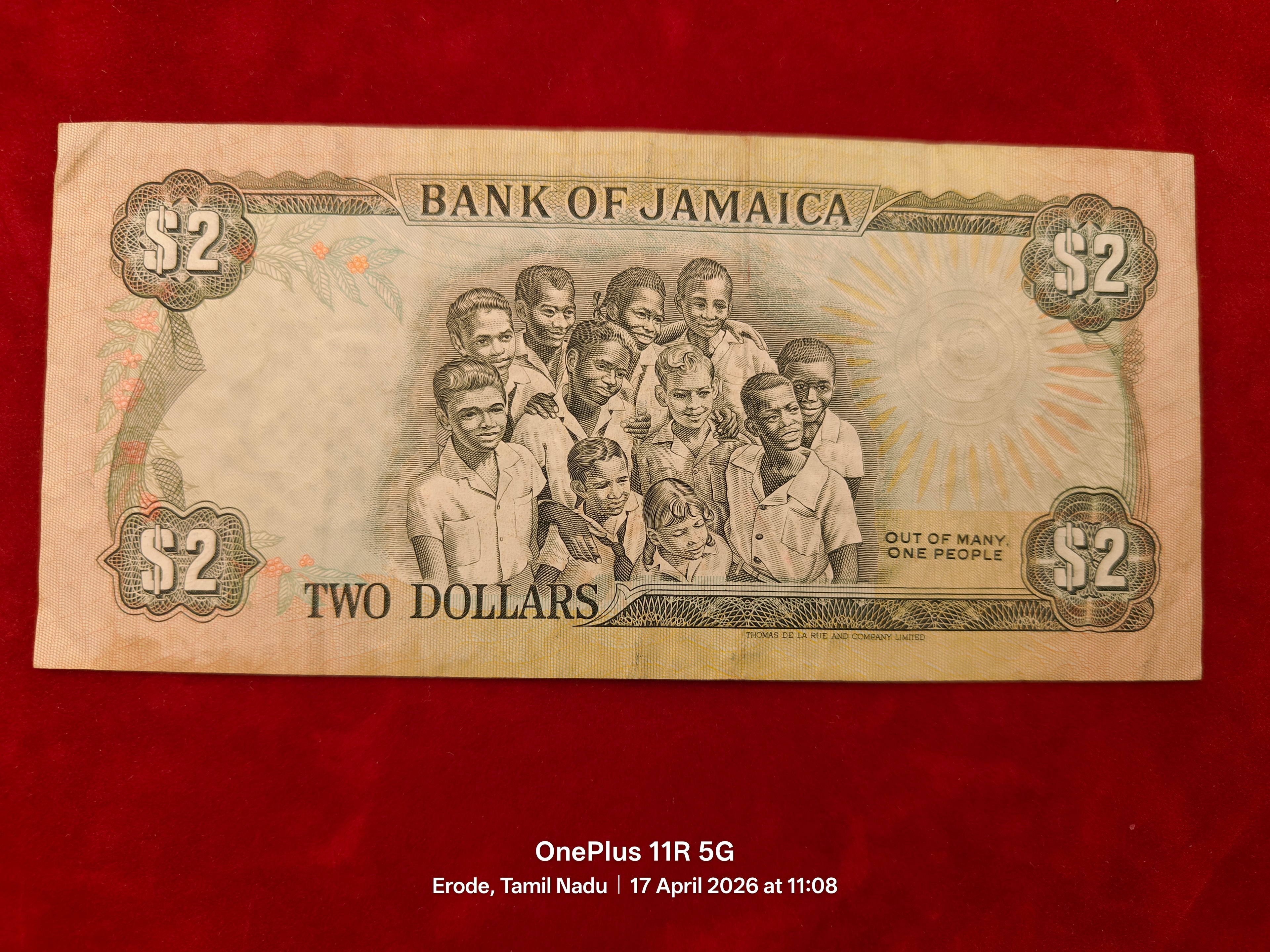 BANK OF JAMAICA 2 DOLLAR (C502)