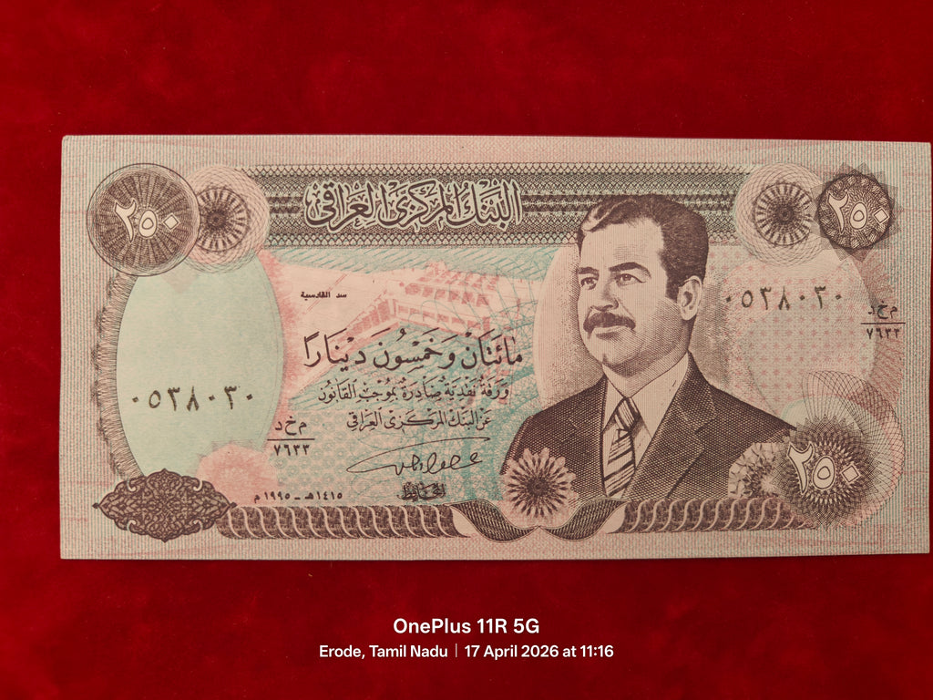 CENTRAL BANK OF IRAQ 250 DINARS (C859)