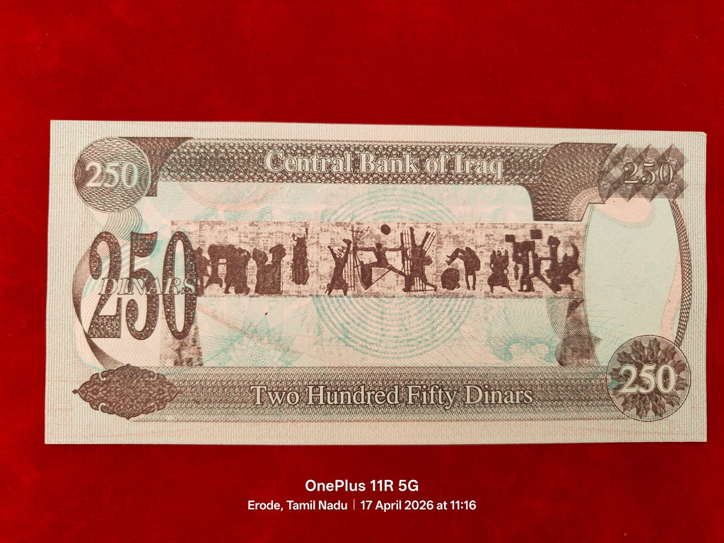 CENTRAL BANK OF IRAQ 250 DINARS (C859)