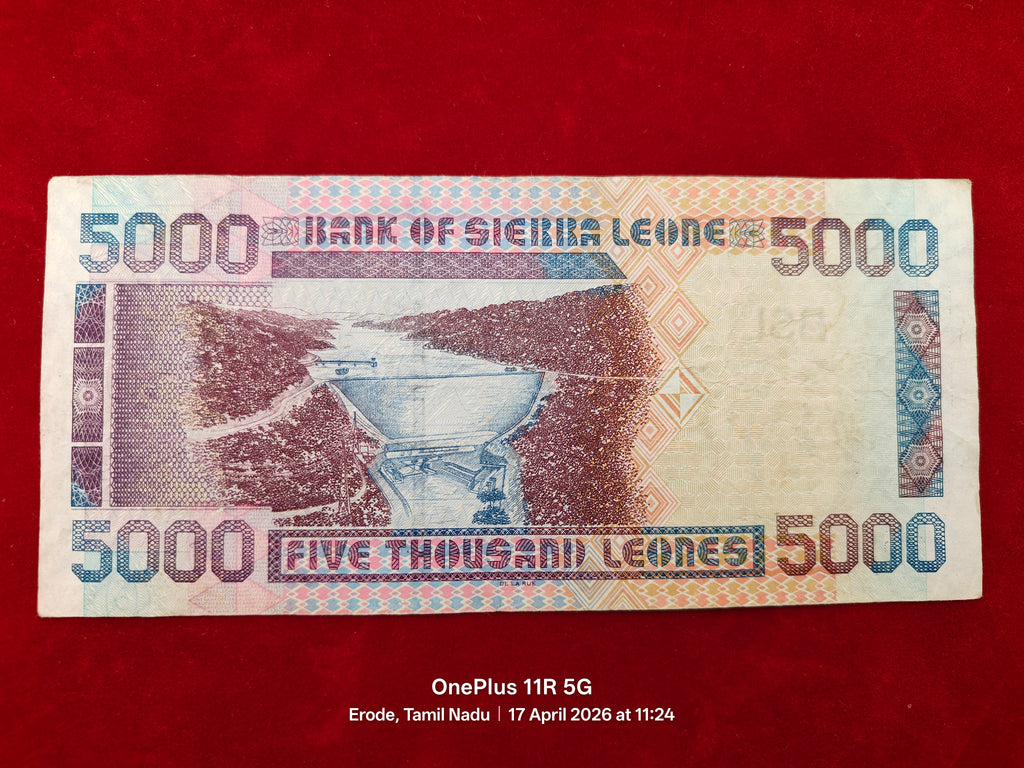 BANK OF SIERRA LEONE 5000 LEONES (497)