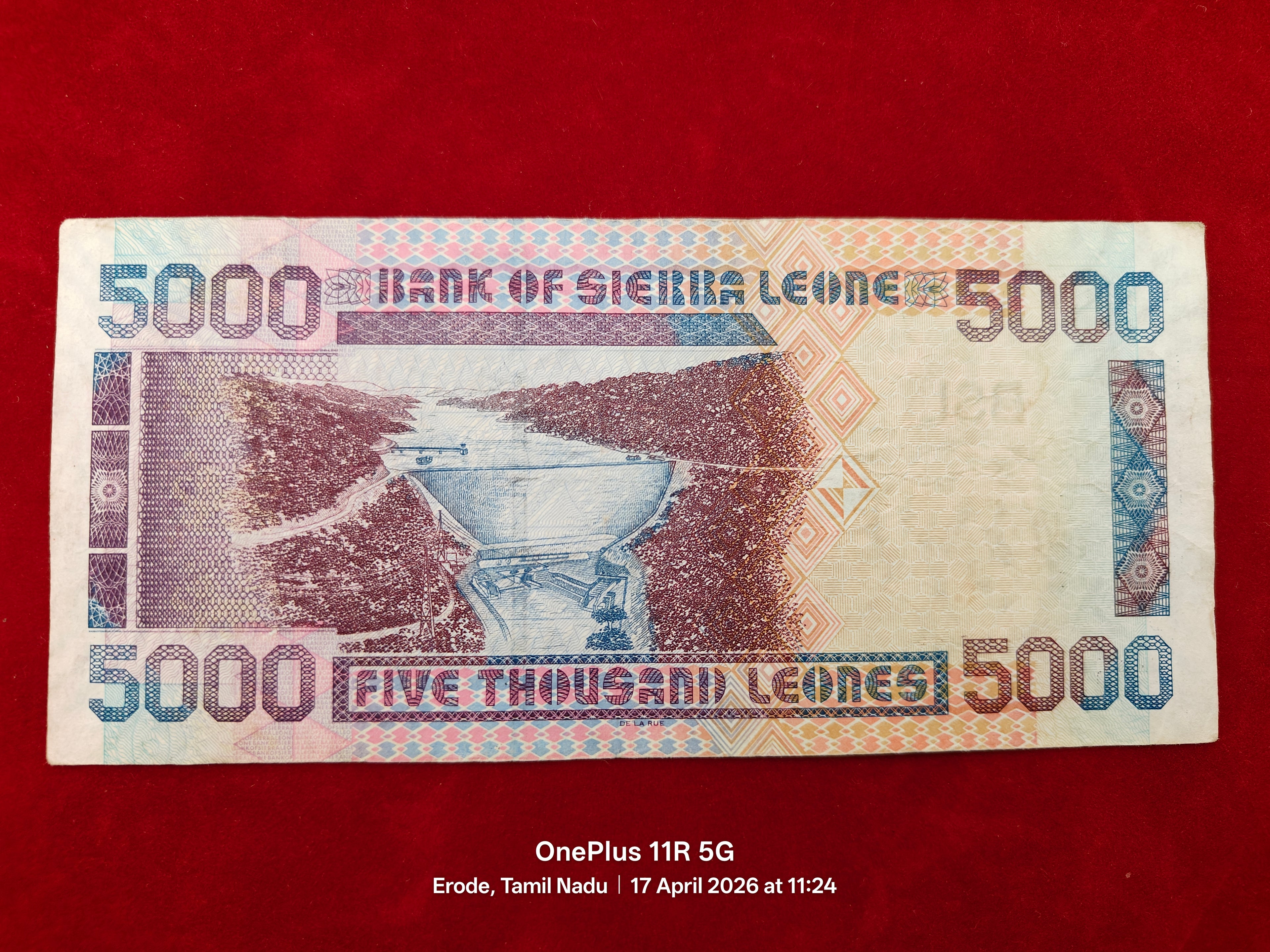 BANK OF SIERRA LEONE 5000 LEONES (497)