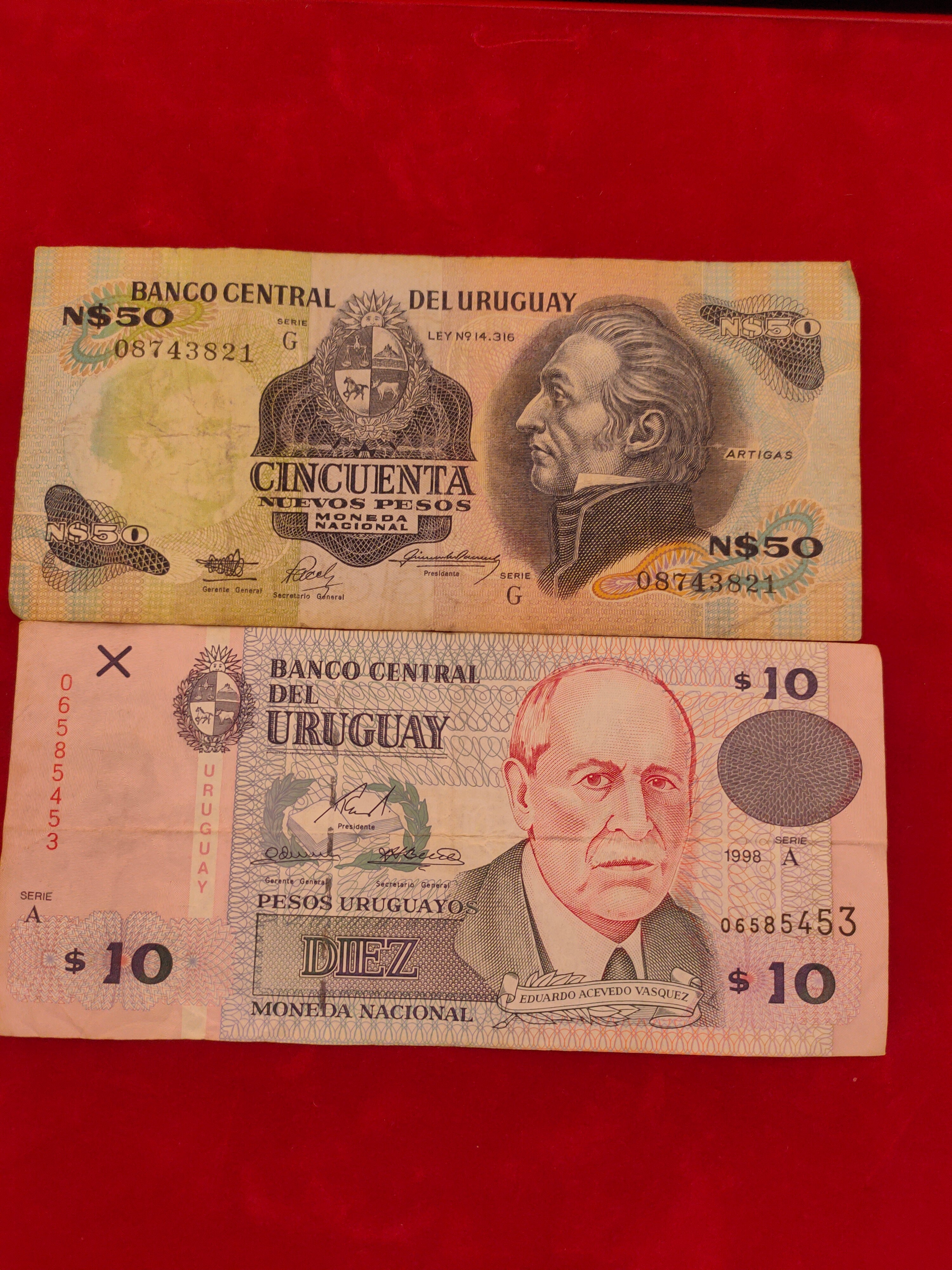 CENTRAL BANK OF URUG SET (642)