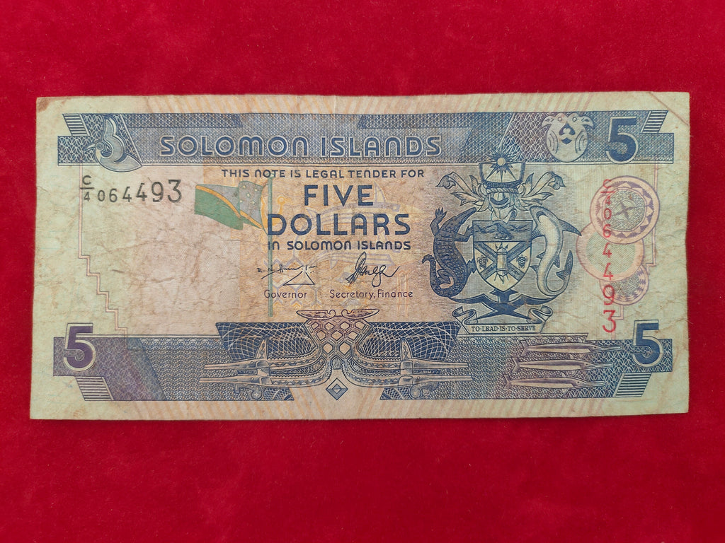 SOLOMON ISLANDS 5 DOLLARS (D89)