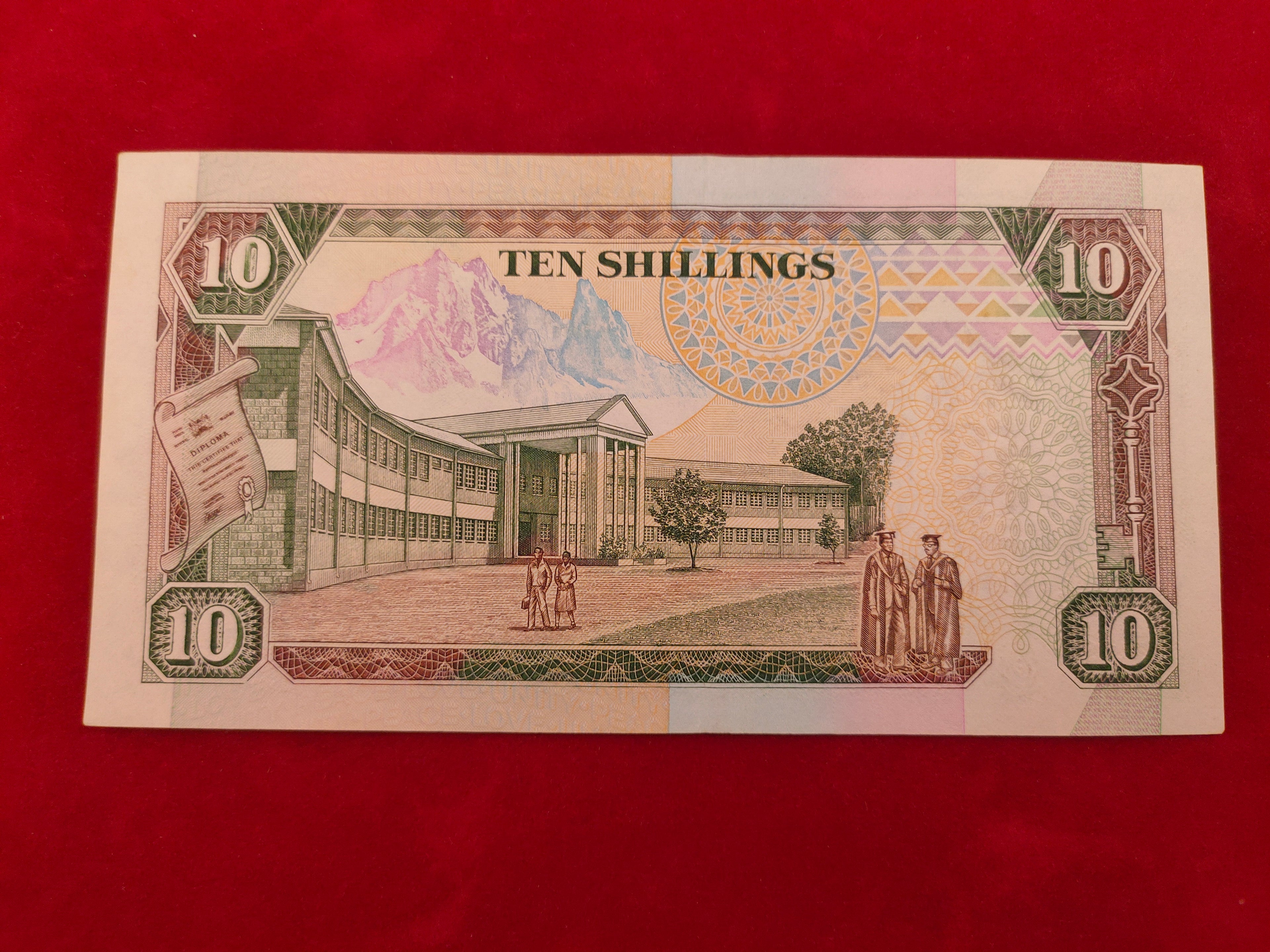 CENTRAL BANK OF KENYA 10 SHILLINGS (D594)