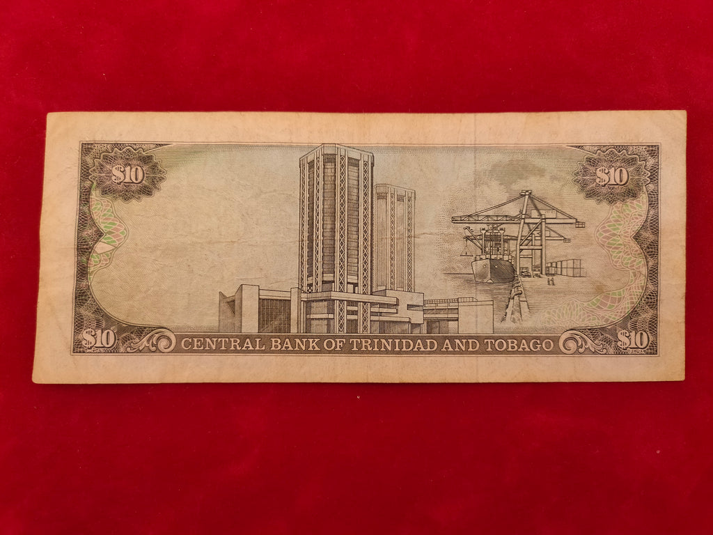 CENTRAL BANK OF TRINIDAD AND TOBAGO 10 DOLLARS (D233)