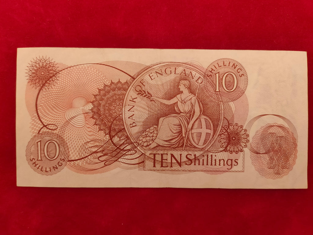 BANK OF ENGLAND 10 SHILLING (y298)