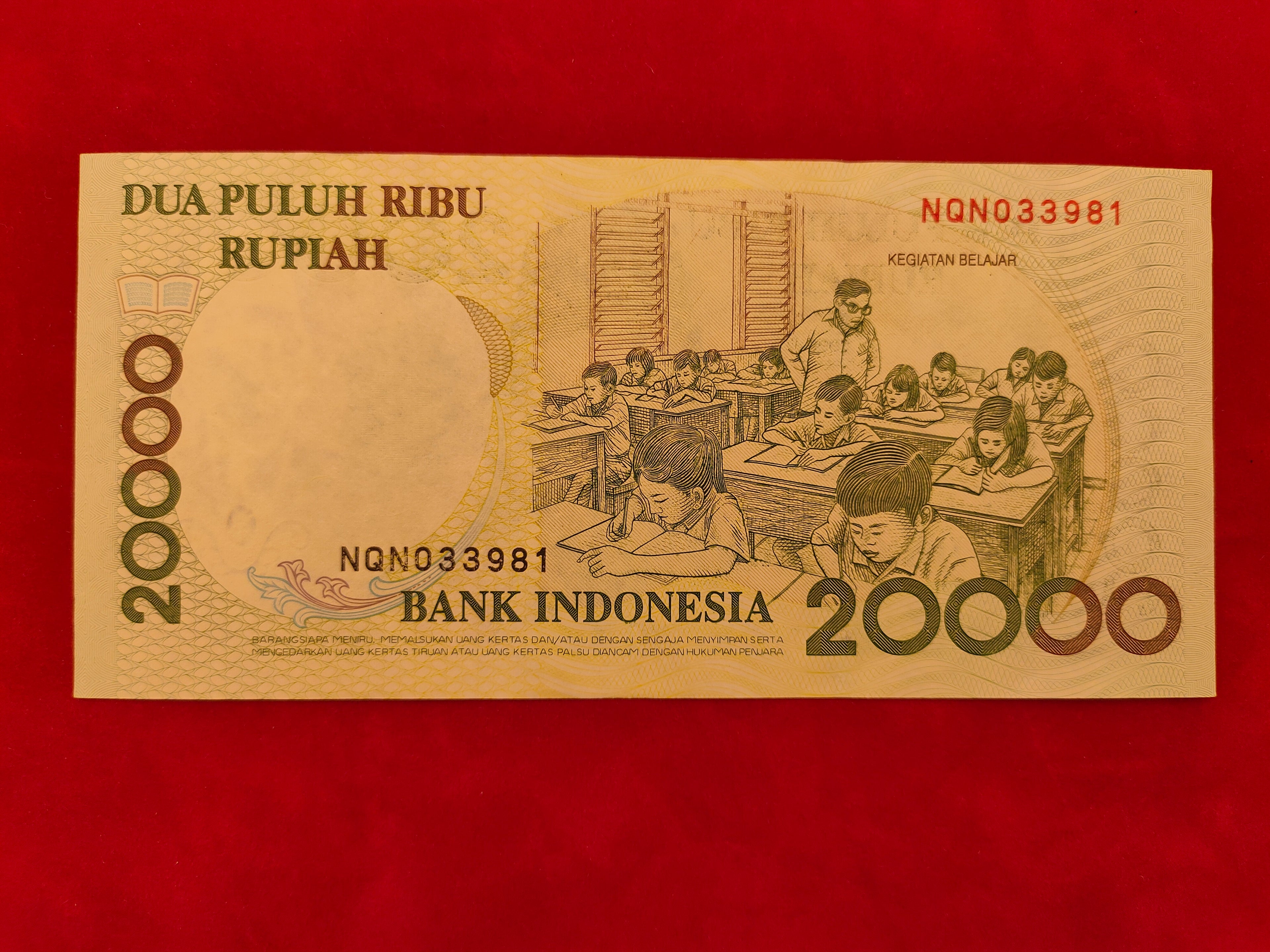 BANK INDONESIA 20000 RUPIAH (842)