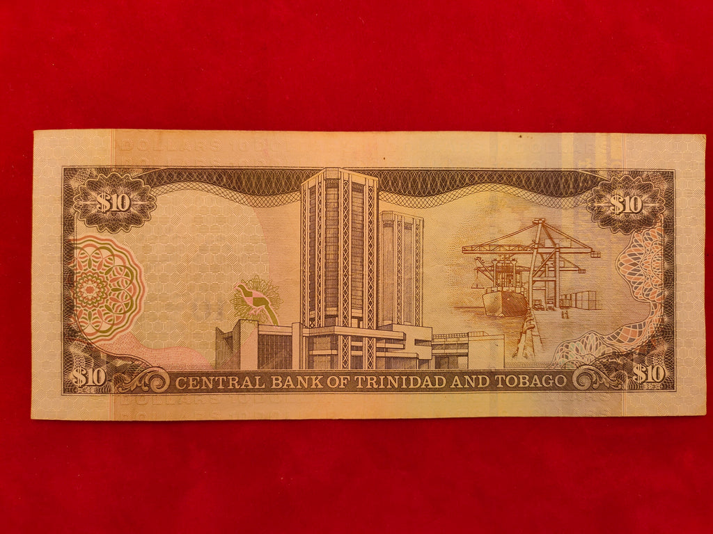CENTRAL BANK OF TRINIDAD AND TOBAGO 10 DOLLARS (D201)