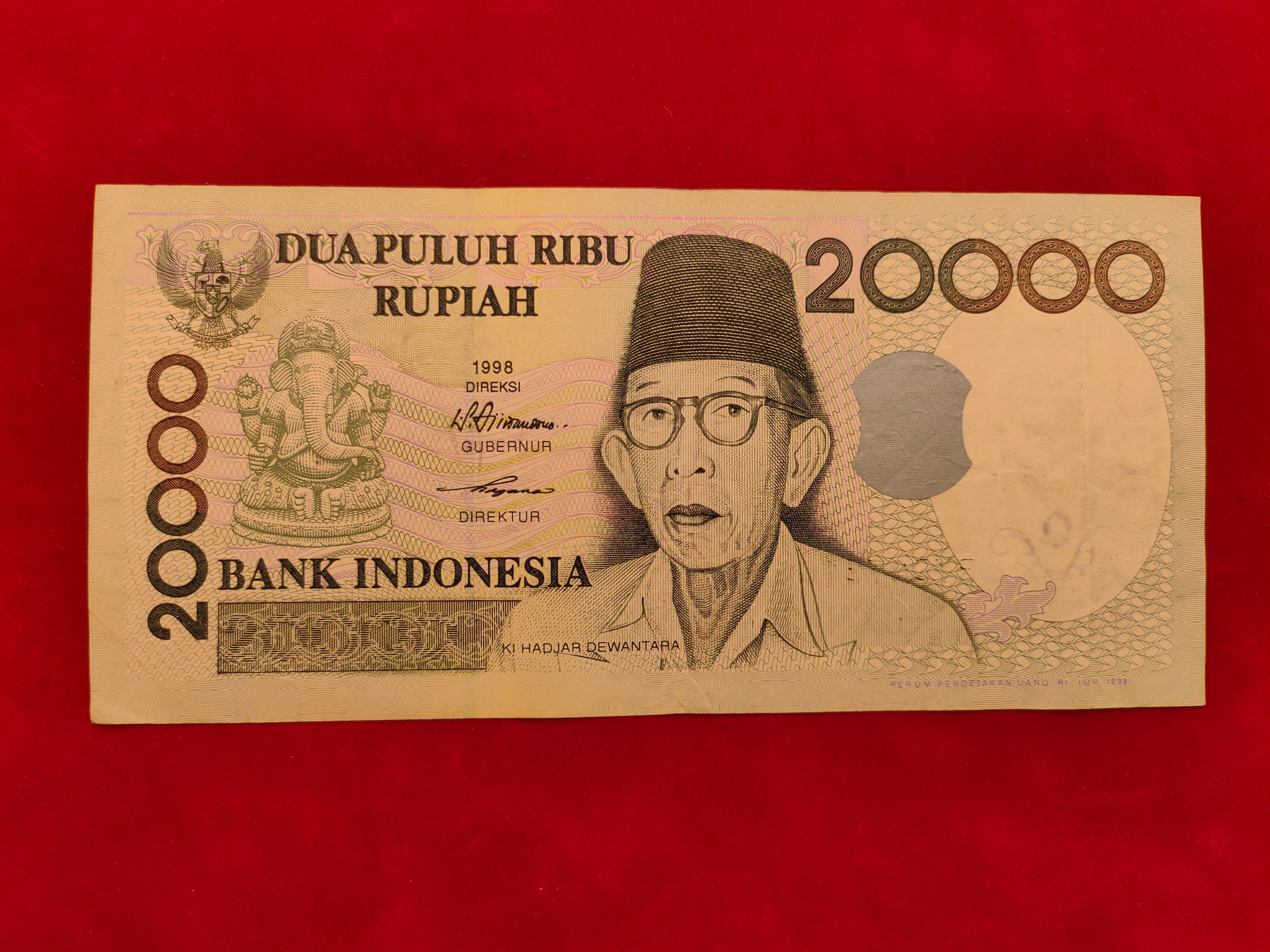 BANK INDONESIA 20000 RUPIAH (D562)