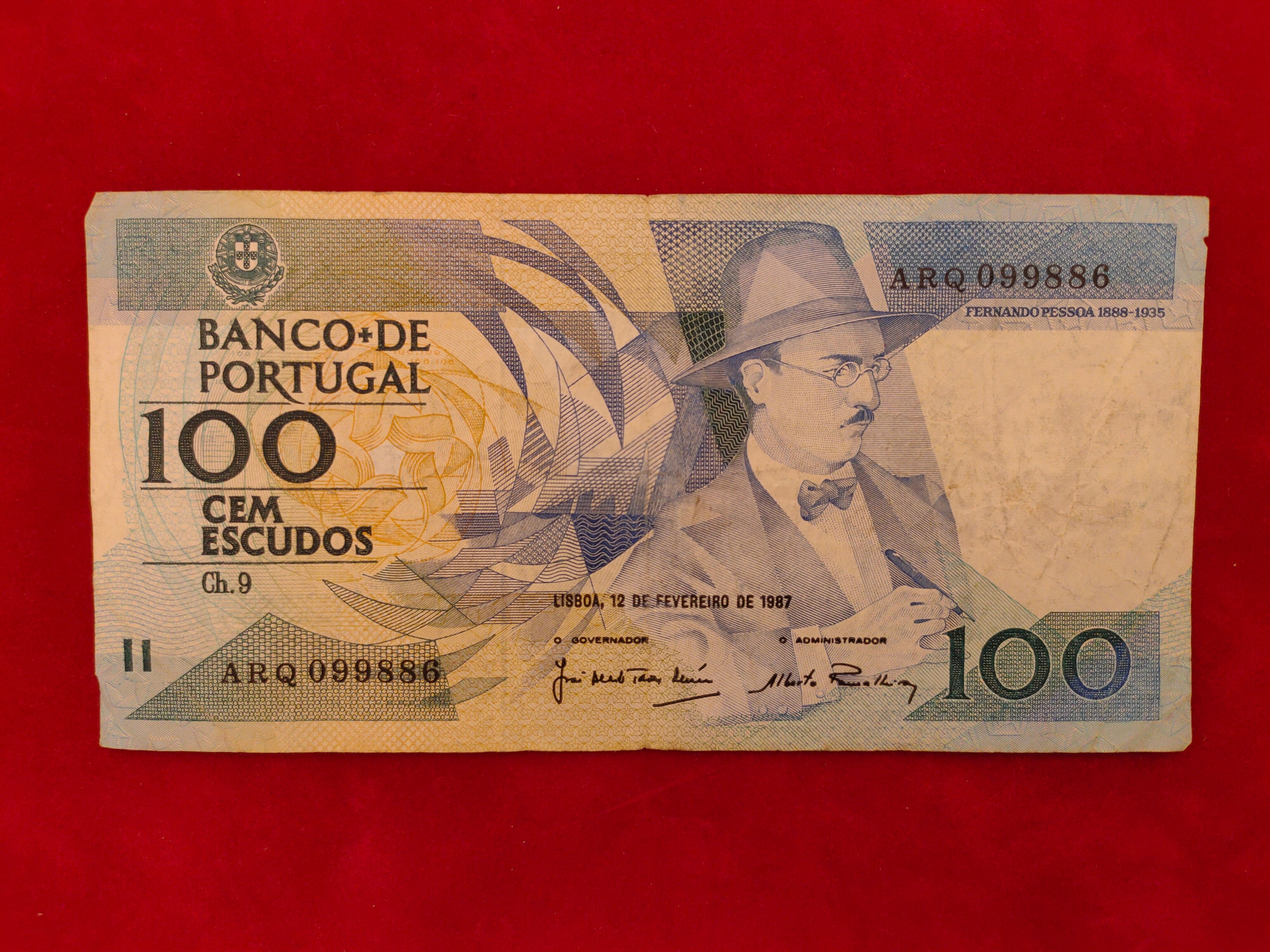 BANK OF PORTUGAL 100 ESCUDOS (D65)
