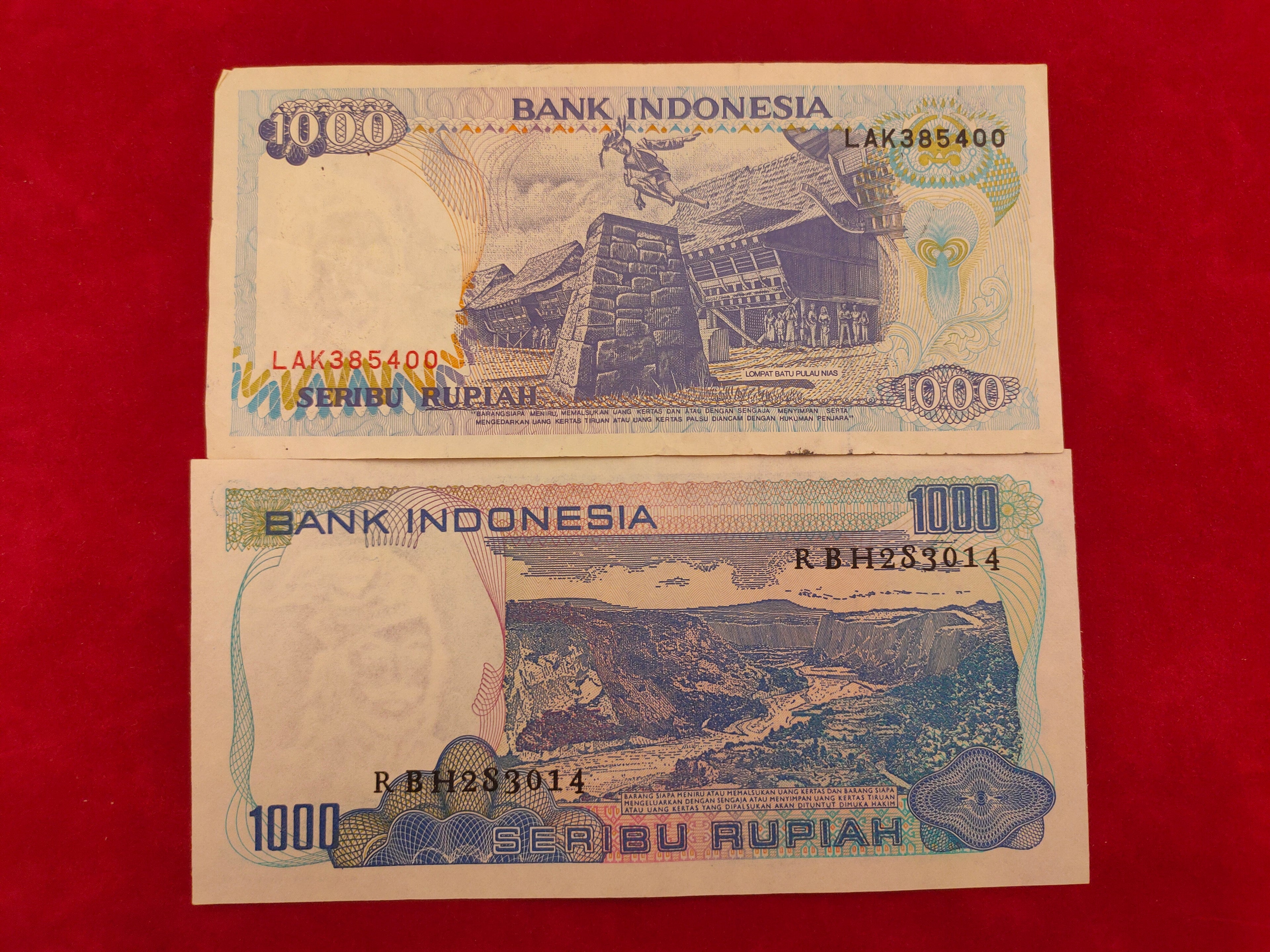 BANK INDONESIA 1000 RUPIAH (D555)