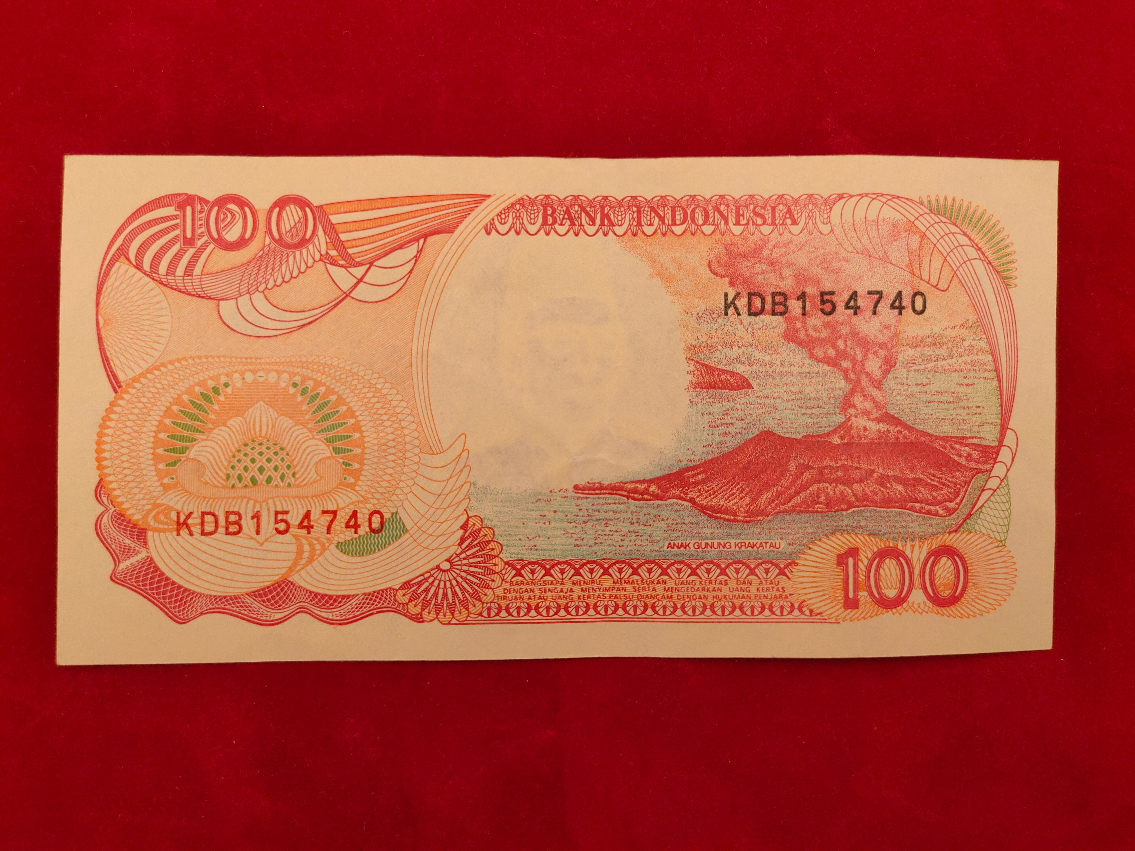 BANK OF INDONESIA 100 RUPIAH (D554)