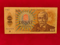 CZECHOSLOVAKIA STATE BANK 10 DESAT (D411)
