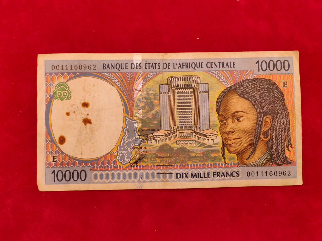 CENTRAL BANK OF AFRICAN 10000 FRANCS (C565)