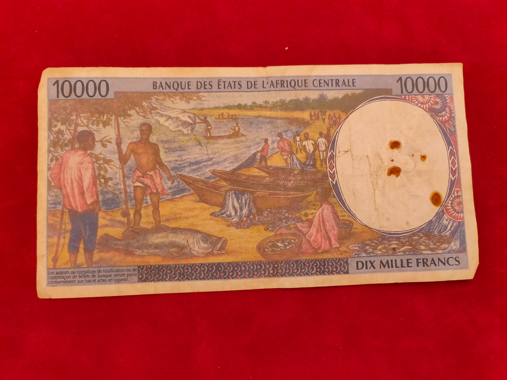 CENTRAL BANK OF AFRICAN 10000 FRANCS (C565)