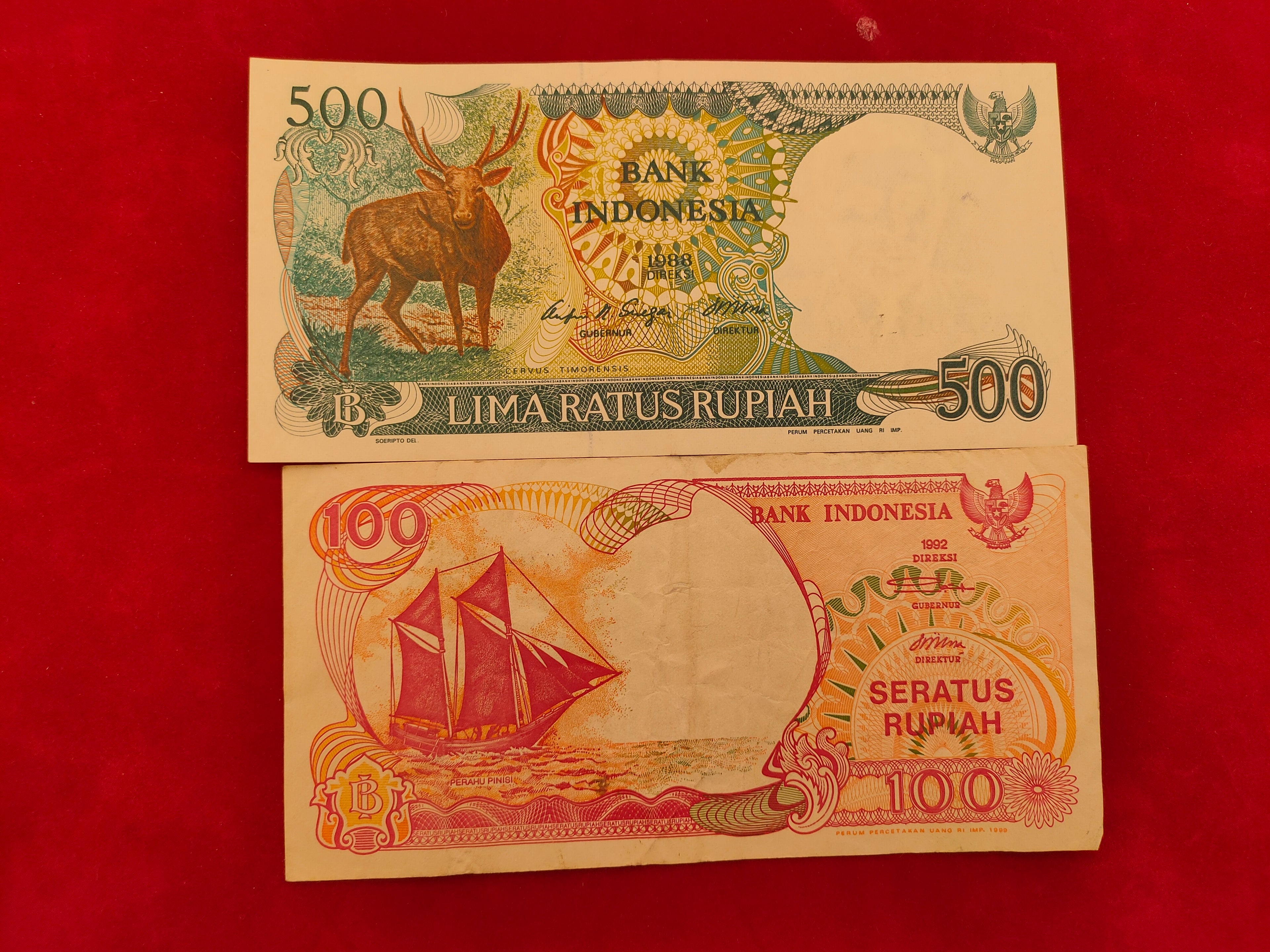 BANK OF INDONESIA 100,500 RUPIAH (D548)