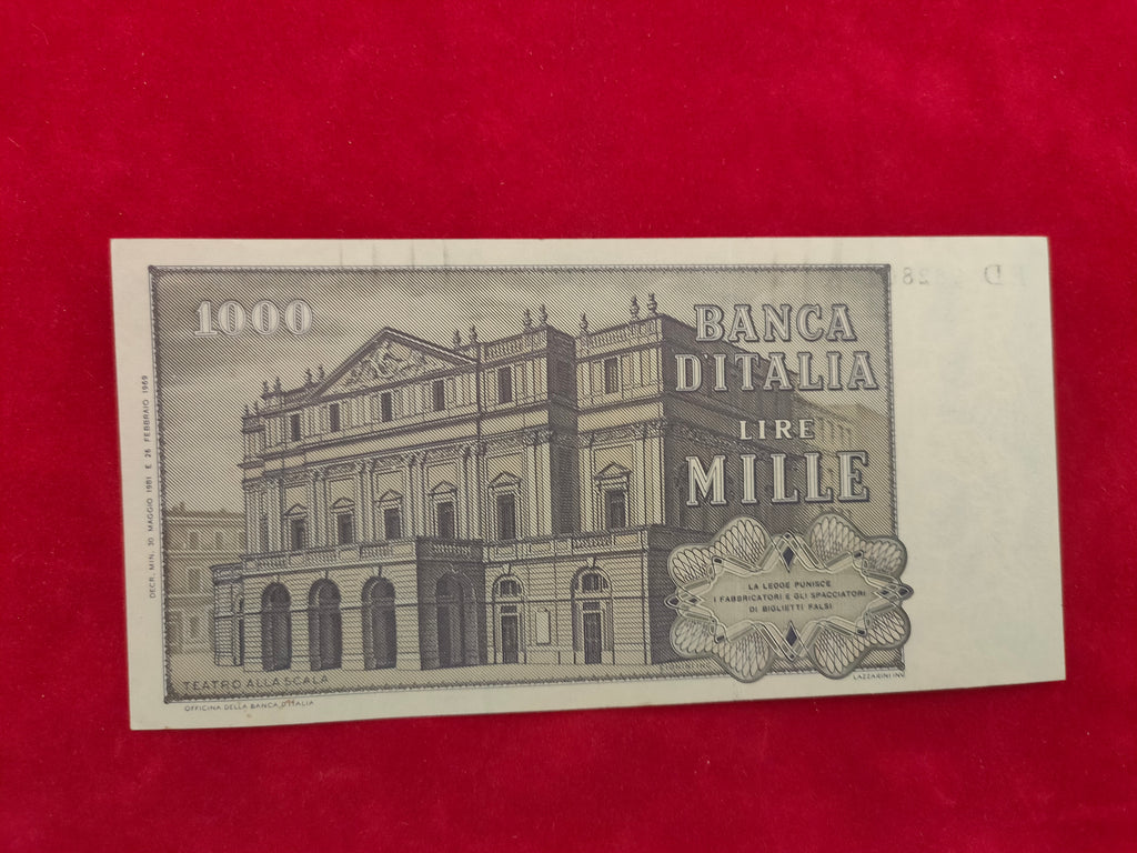 BANK OF ITALY 1000 LIRE (y177)